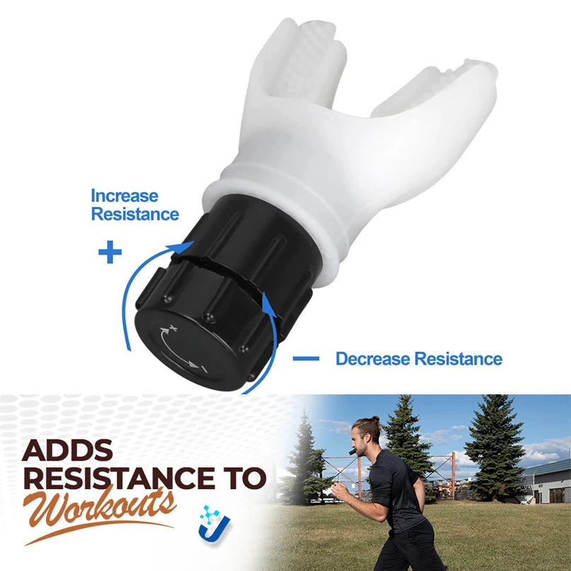 Maximize Your Lung Capacity with the Breathing Trainer Lung Flexer - Adjustable Fitness Exerciser for Deep Breathing!