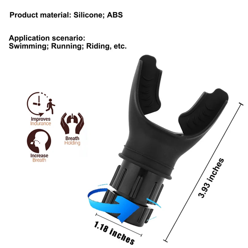 Maximize Your Lung Capacity with the Breathing Trainer Lung Flexer - Adjustable Fitness Exerciser for Deep Breathing!