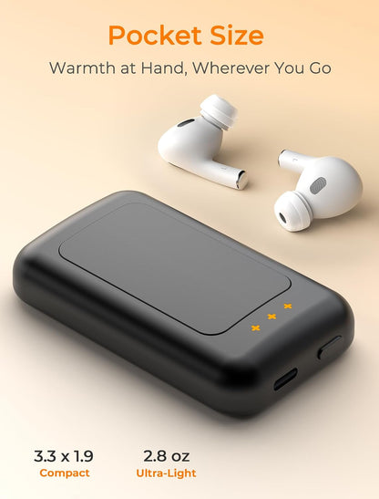 Rechargeable Electric Hand Warmer, Portable Pocket Heater