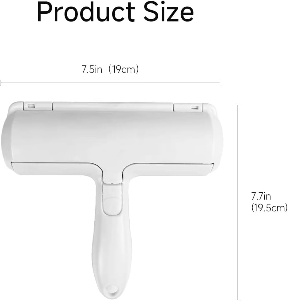 Reusable Pet Hair Remover Roller for Couch, Car, Carpet and Bedding