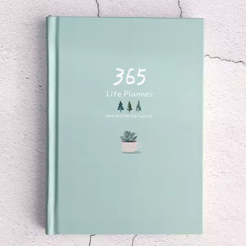 Cute Solid Color Magnetic Buckle Weekly Planner 2025 - A6 Diary & Journal for School Supplies