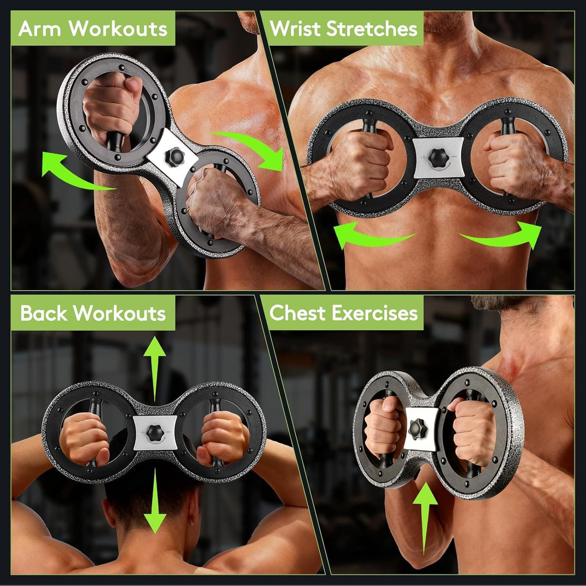 360° Spinning Arm Burn Machine, Adjustable Upper Body and Grip Trainer