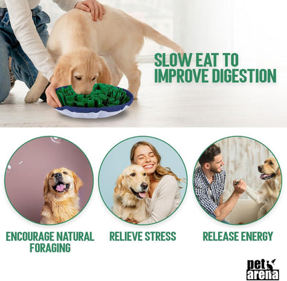 Adjustable Dog Snuffle Mat, Interactive Foraging Puzzle and Slow Feeder