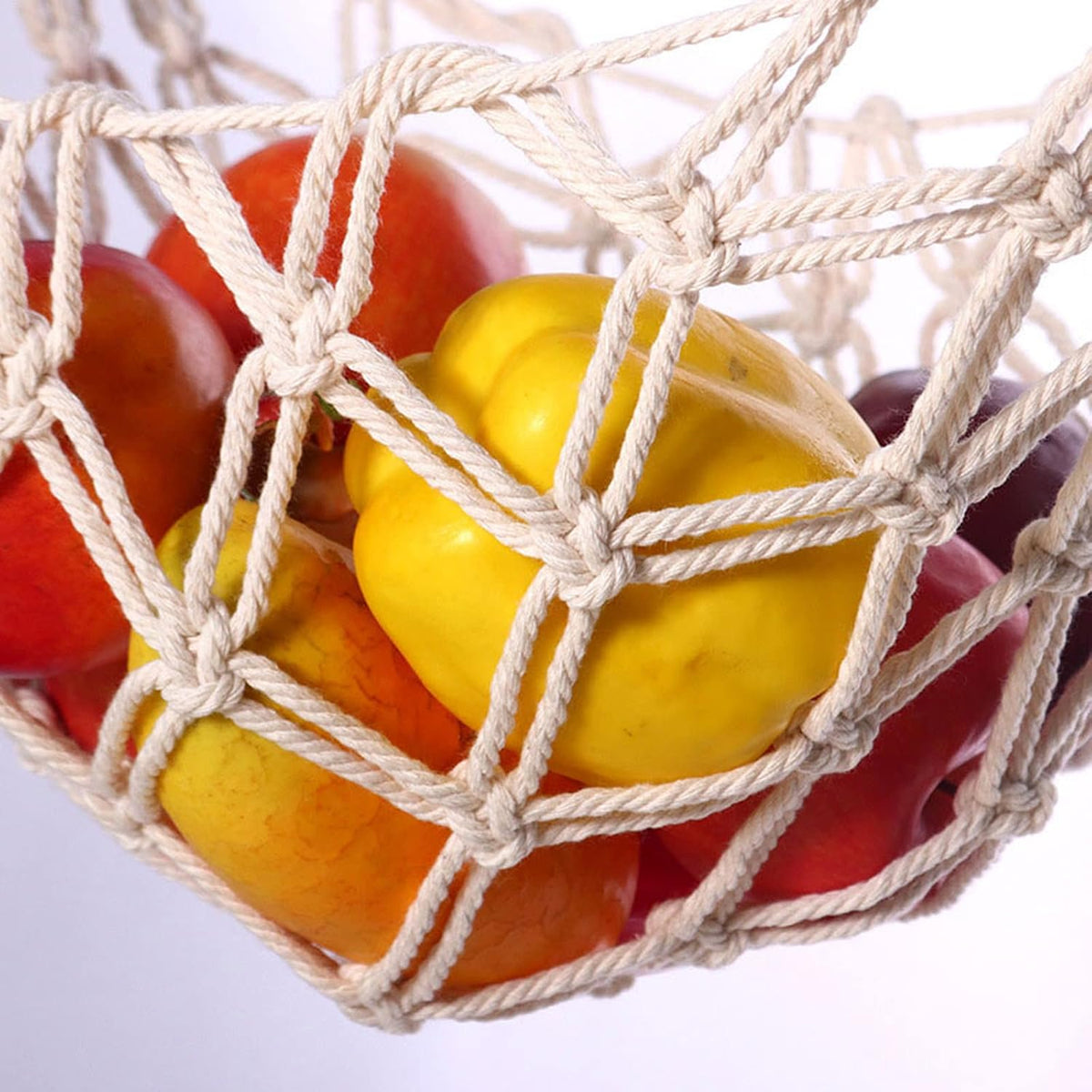 Under-Cabinet Hanging Fruit Hammock with 2 Hooks