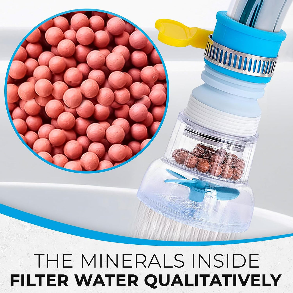 3-Pack 360° Rotating Faucet Extenders with Splash Filter
