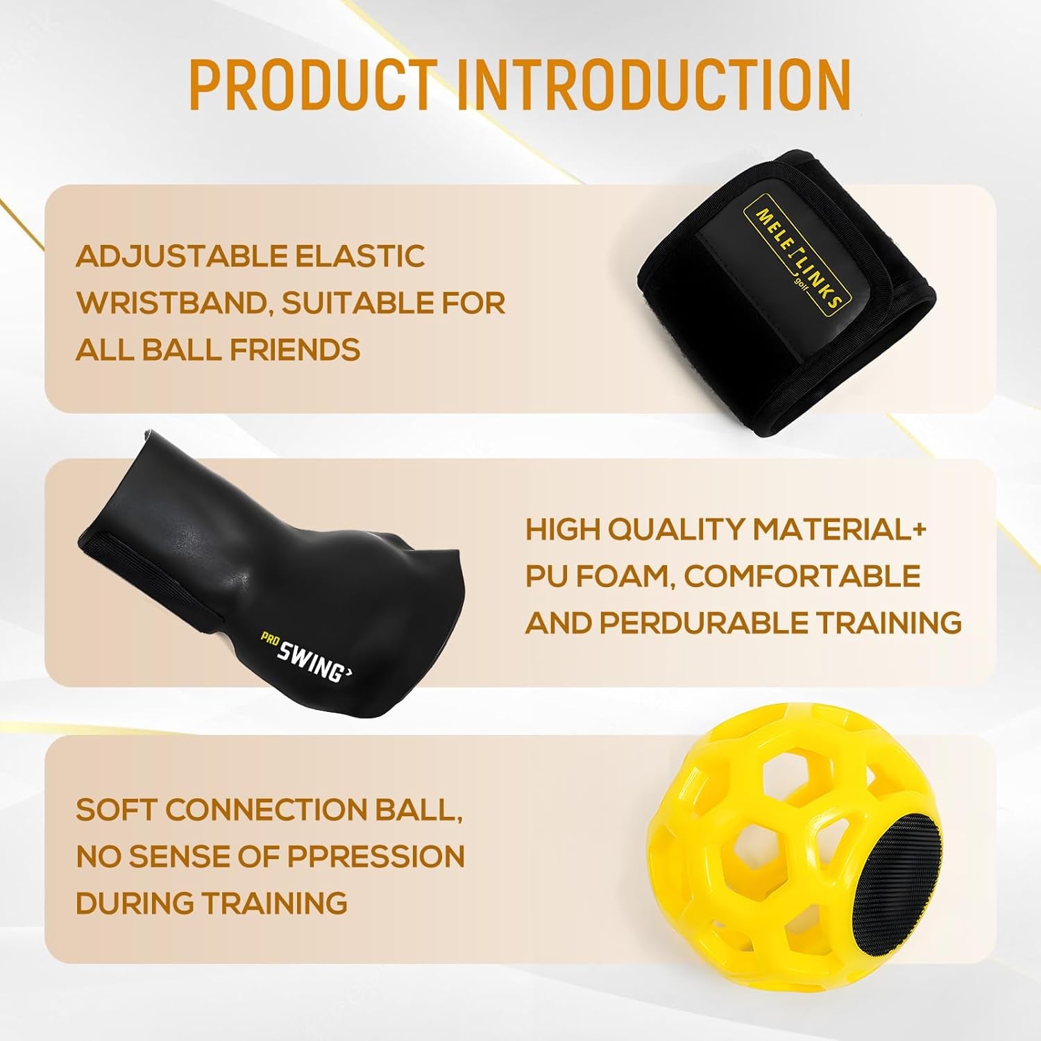 Ultimate Golf Swing Trainer Ball - Improve Your Grip, Posture & Swing Technique!