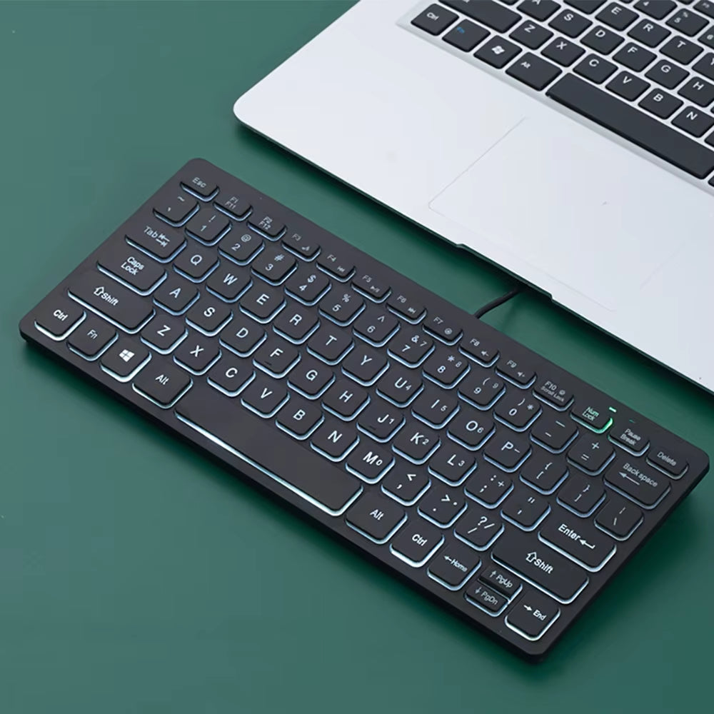 Compact Portable Wired Mini Keyboard for Laptops and Computers - Essential Computer Accessory