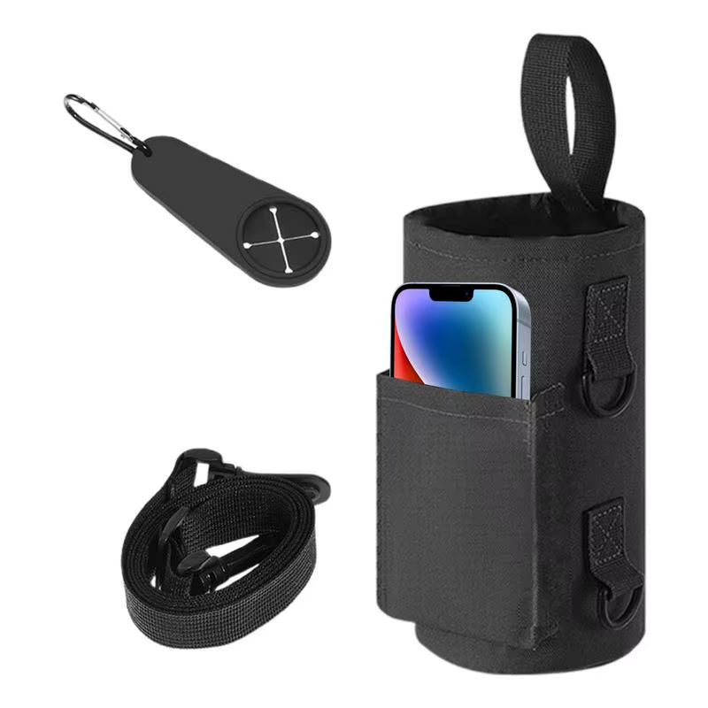 Magnetic Gym Water Bottle Sling Bag - Non-Slip Portable Carrier for Fitness Accessories