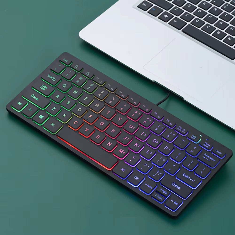 Compact Portable Wired Mini Keyboard for Laptops and Computers - Essential Computer Accessory