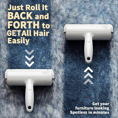 Reusable Pet Hair Remover Roller for Couch, Car, Carpet and Bedding
