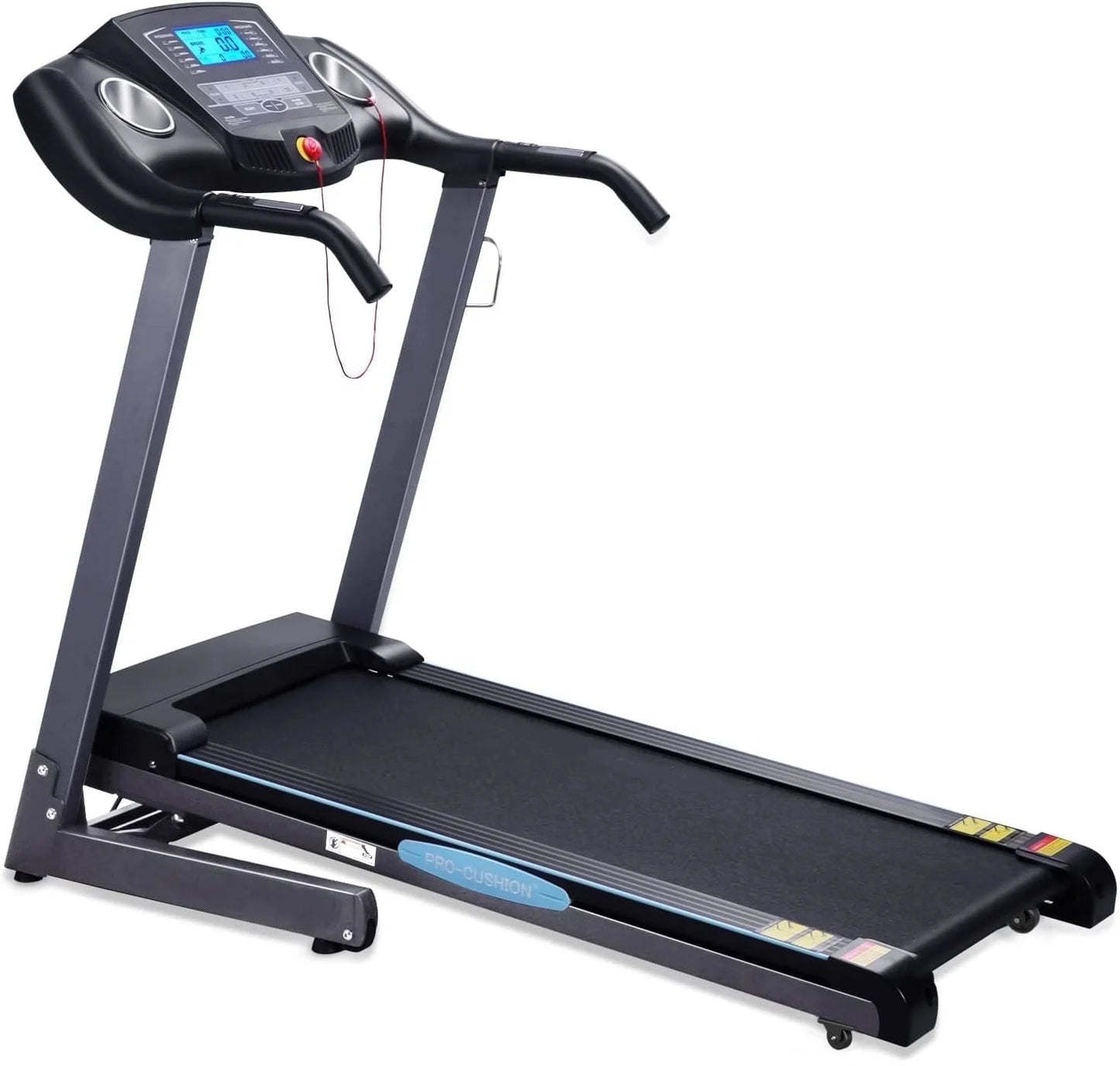 Auto Incline Folding Treadmill - 12 Levels, 2.5 HP, 15 Preset Programs, 8.5 MPH for Home Fitness