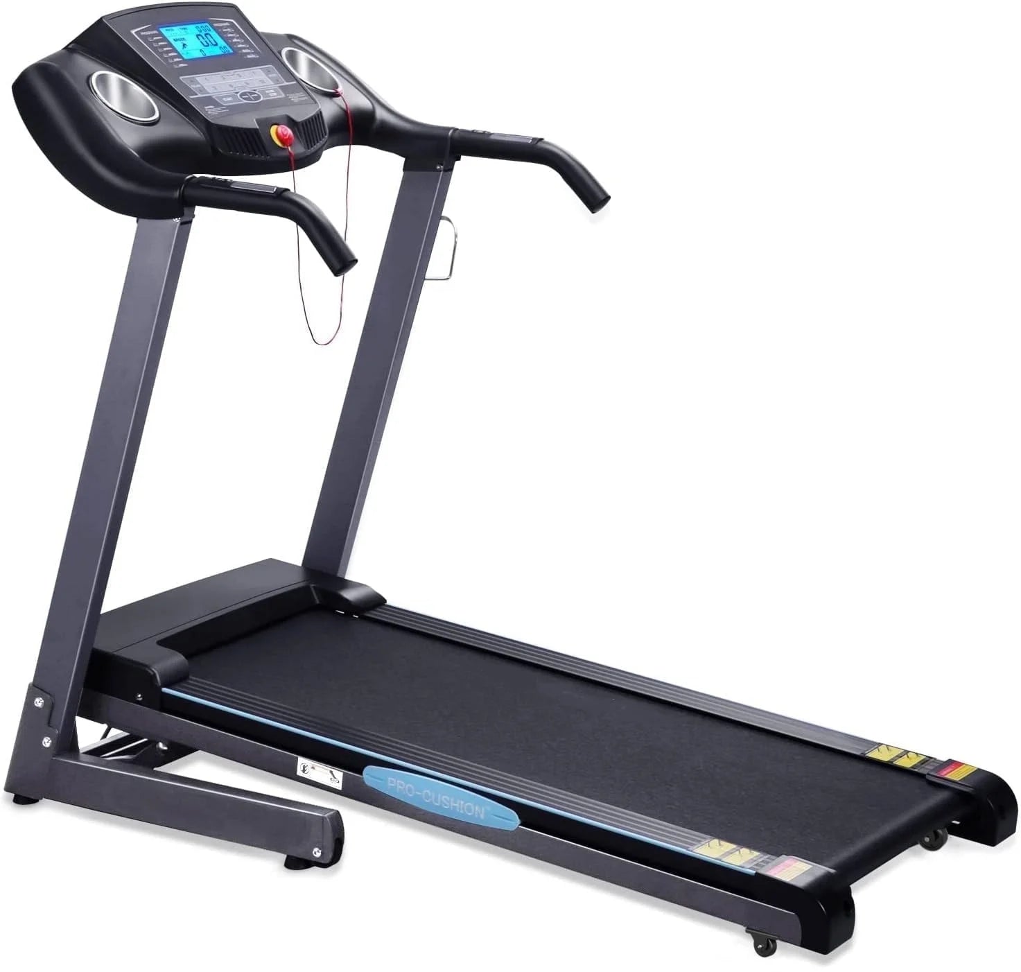 Auto Incline Folding Treadmill - 12 Levels, 2.5 HP, 15 Preset Programs, 8.5 MPH for Home Fitness