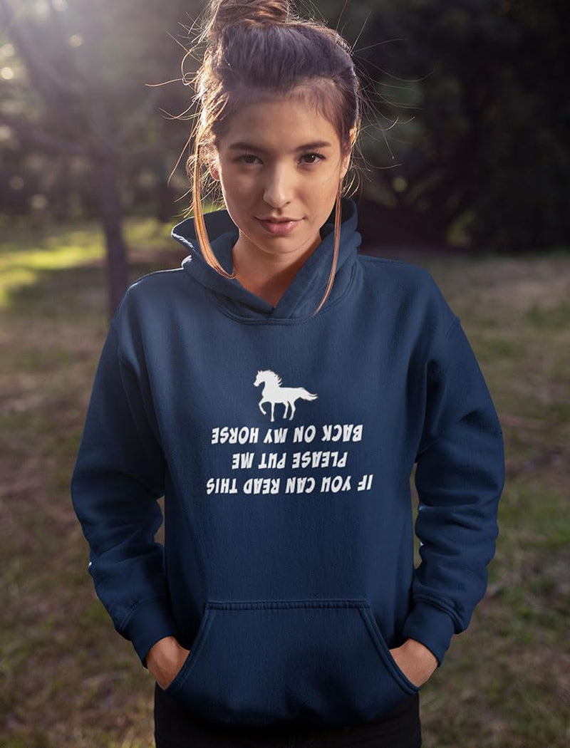 Stylish Horse Riding Hoodie for Women & Teens - Perfect Equestrian Gift for Riders & Barn Lovers