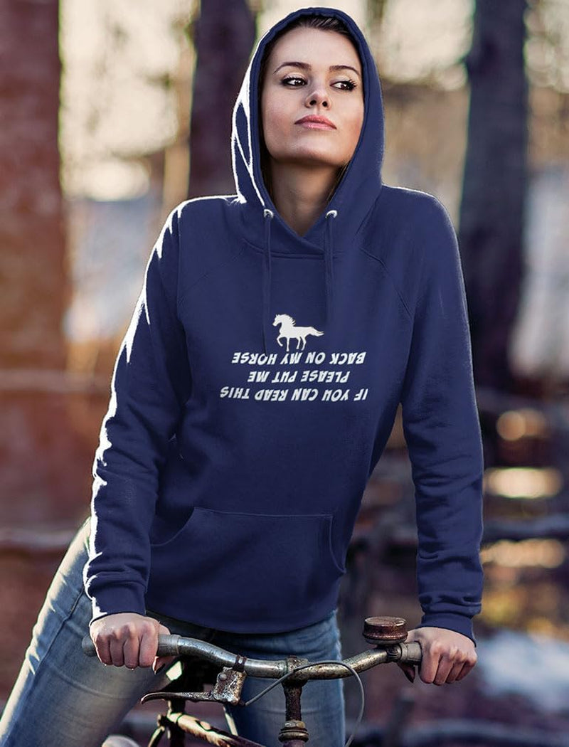 Stylish Horse Riding Hoodie for Women & Teens - Perfect Equestrian Gift for Riders & Barn Lovers