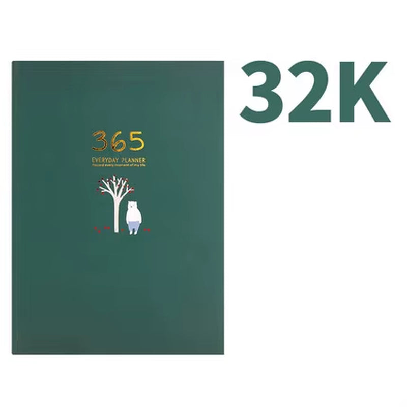 Cute Solid Color Magnetic Buckle Weekly Planner 2025 - A6 Diary & Journal for School Supplies
