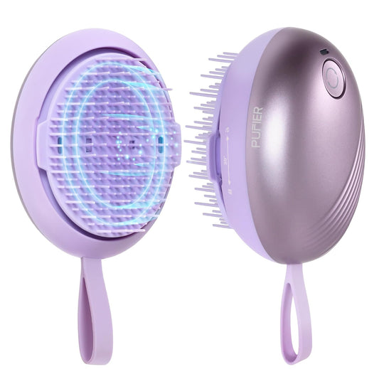 Rechargeable Electric Scalp Massager, Portable, Gold