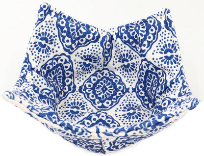 Cotton Microwave Bowl Cozy, Heat-Safe Soup Bowl Holder