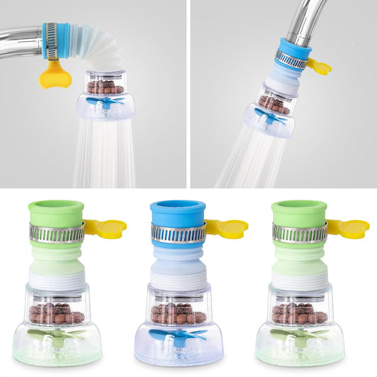 3-Pack 360° Rotating Faucet Extenders with Splash Filter