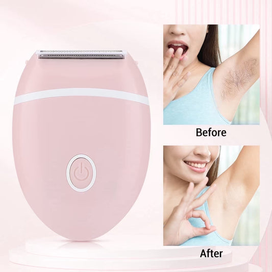 3-In-1 Cordless Electric Body Shaver for Women, Wet and Dry, Rechargeable, Pink
