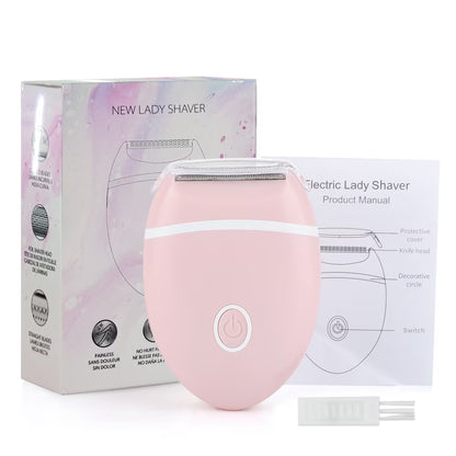3-In-1 Cordless Electric Body Shaver for Women, Wet and Dry, Rechargeable, Pink