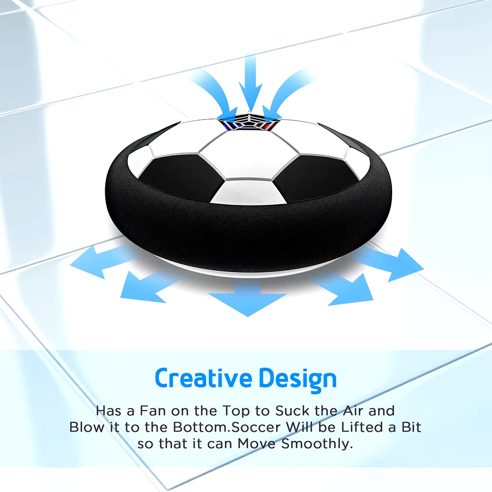 Light-Up Hover Soccer Ball with Music for Indoor Play