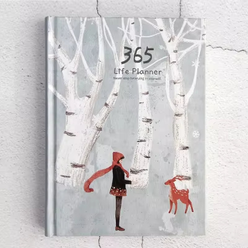 Cute Solid Color Magnetic Buckle Weekly Planner 2025 - A6 Diary & Journal for School Supplies