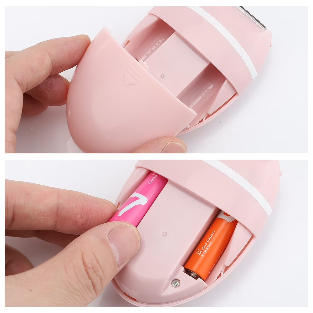 3-In-1 Cordless Electric Body Shaver for Women, Wet and Dry, Rechargeable, Pink