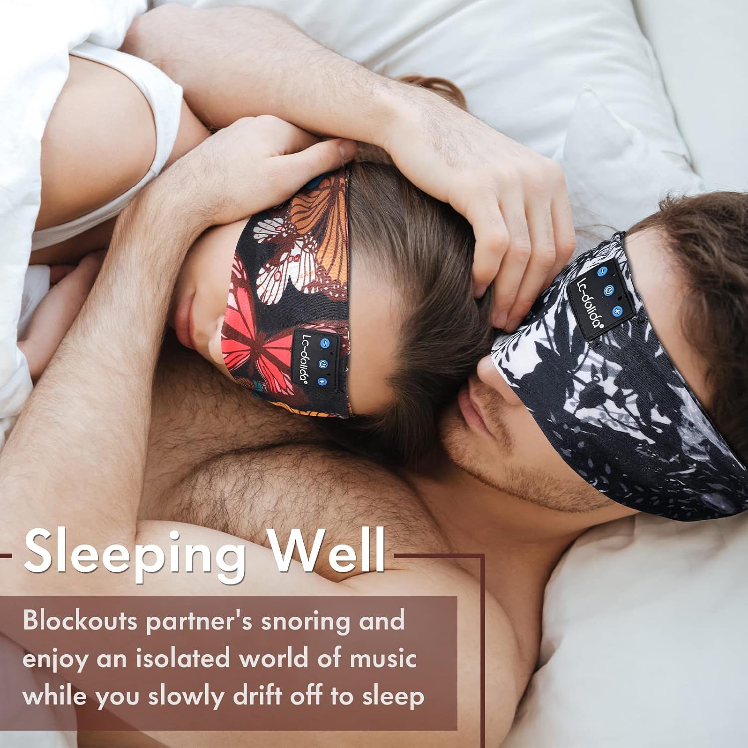 Bluetooth Sleep Headphones & Sleep Mask - Perfect for Relaxation, Travel, Yoga & Insomnia Relief