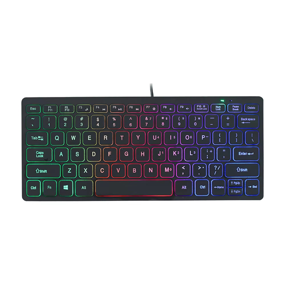 Compact Portable Wired Mini Keyboard for Laptops and Computers - Essential Computer Accessory