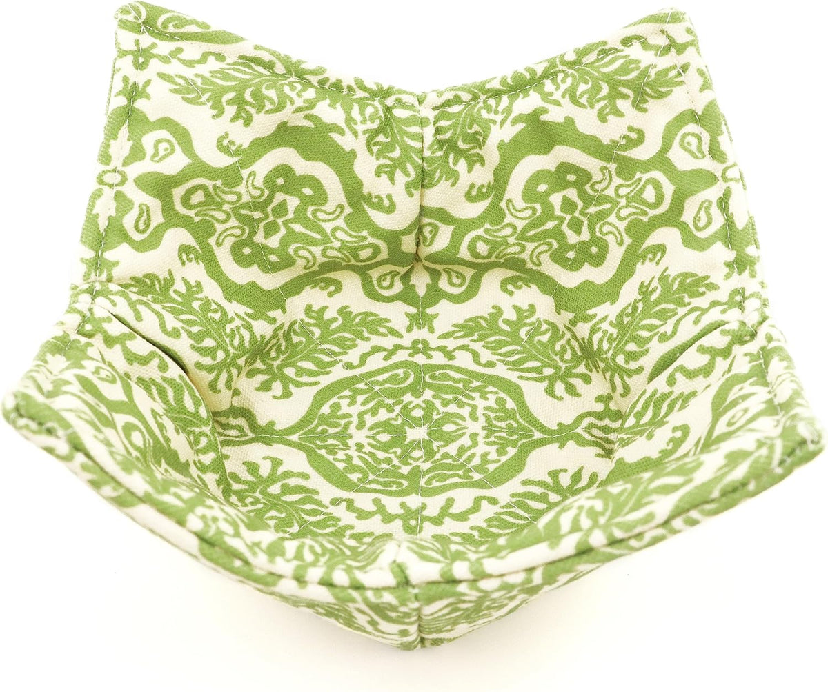 Cotton Microwave Bowl Cozy, Heat-Safe Soup Bowl Holder
