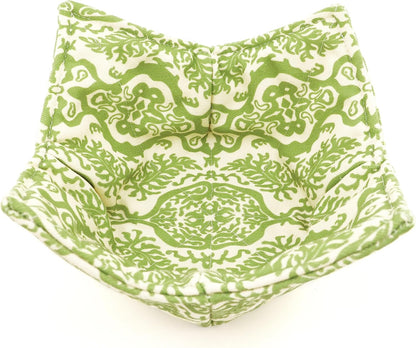 Cotton Microwave Bowl Cozy, Heat-Safe Soup Bowl Holder