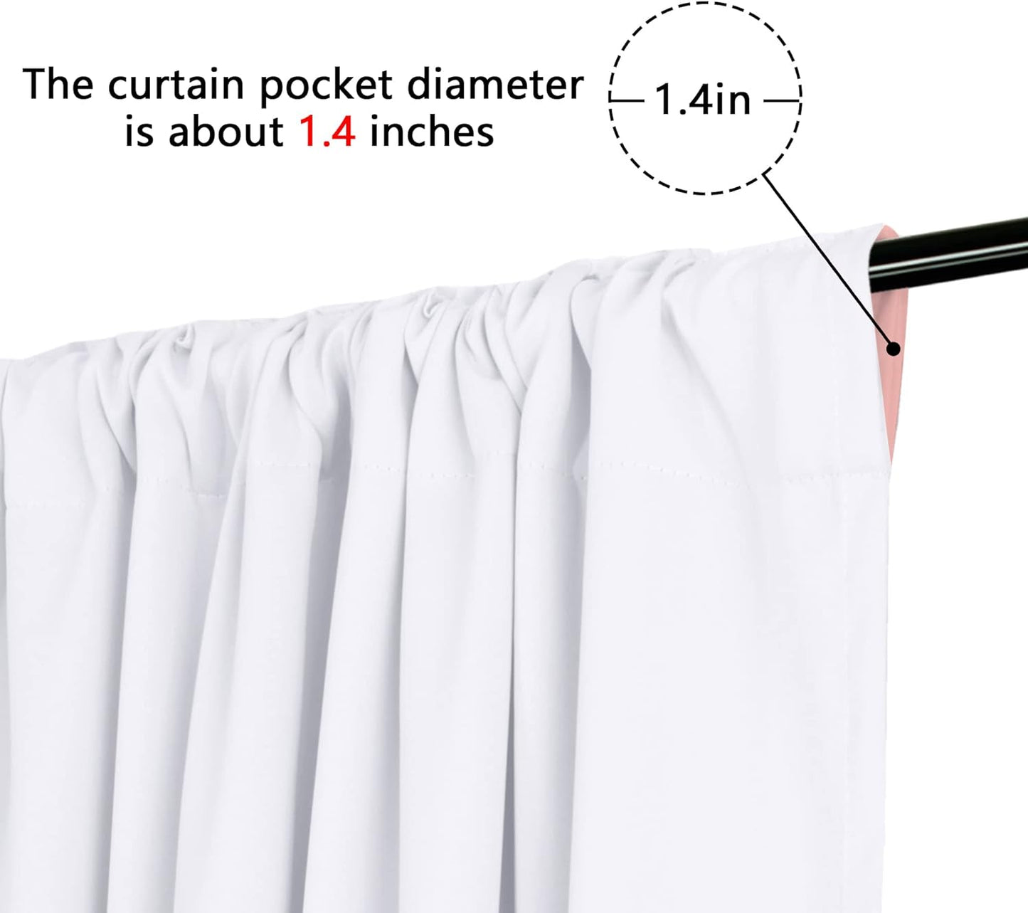 Kids Galaxy Nebula Curtains - 42"x63" Rod Pocket Drapes for Boys & Girls - Blue Universe with Planets & Stars - Perfect for Fantasy Bedrooms & Living Rooms - 2 Panels
