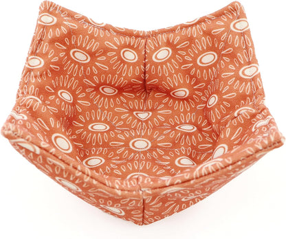 Cotton Microwave Bowl Cozy, Heat-Safe Soup Bowl Holder